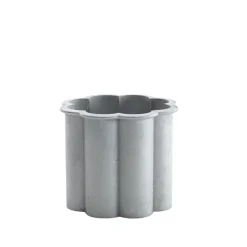 Byarums bruk Gråsippa plant pot, Aluminum sand-casted, no. 1 Ø33 cm Silver-coloured Discount