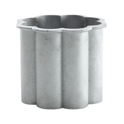 Byarums bruk Gråsippa plant pot, Aluminum sand-casted, no. 3 Ø62 cm Silver-coloured New