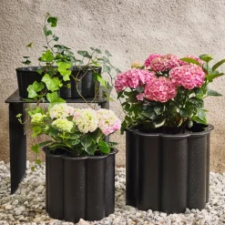 Byarums bruk Gråsippa plant pot, , no. 2 Ø41 cm Black New