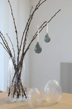 Cooee Design Gry standing egg 12 cm, Clear Transparent Clearance