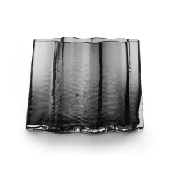 Cooee Design Gry wide vase 24 cm, Smoke Grey Online