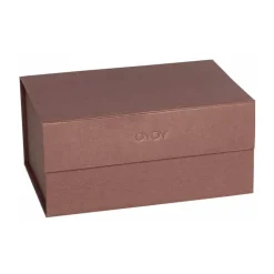 OYOY Hako storage box A5, Dark caramel Brown Sale