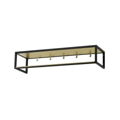 Scherlin Hall shelf 11, lacquer, brass plate Black Outlet