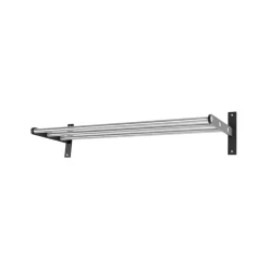 Scherlin Hall shelf 12 hall shelf, Steel/black, black-painted aluminium Grey Online