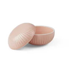 Kähler Hammershøi Bonbon jar Ø12 cm, Nude Pink Hot