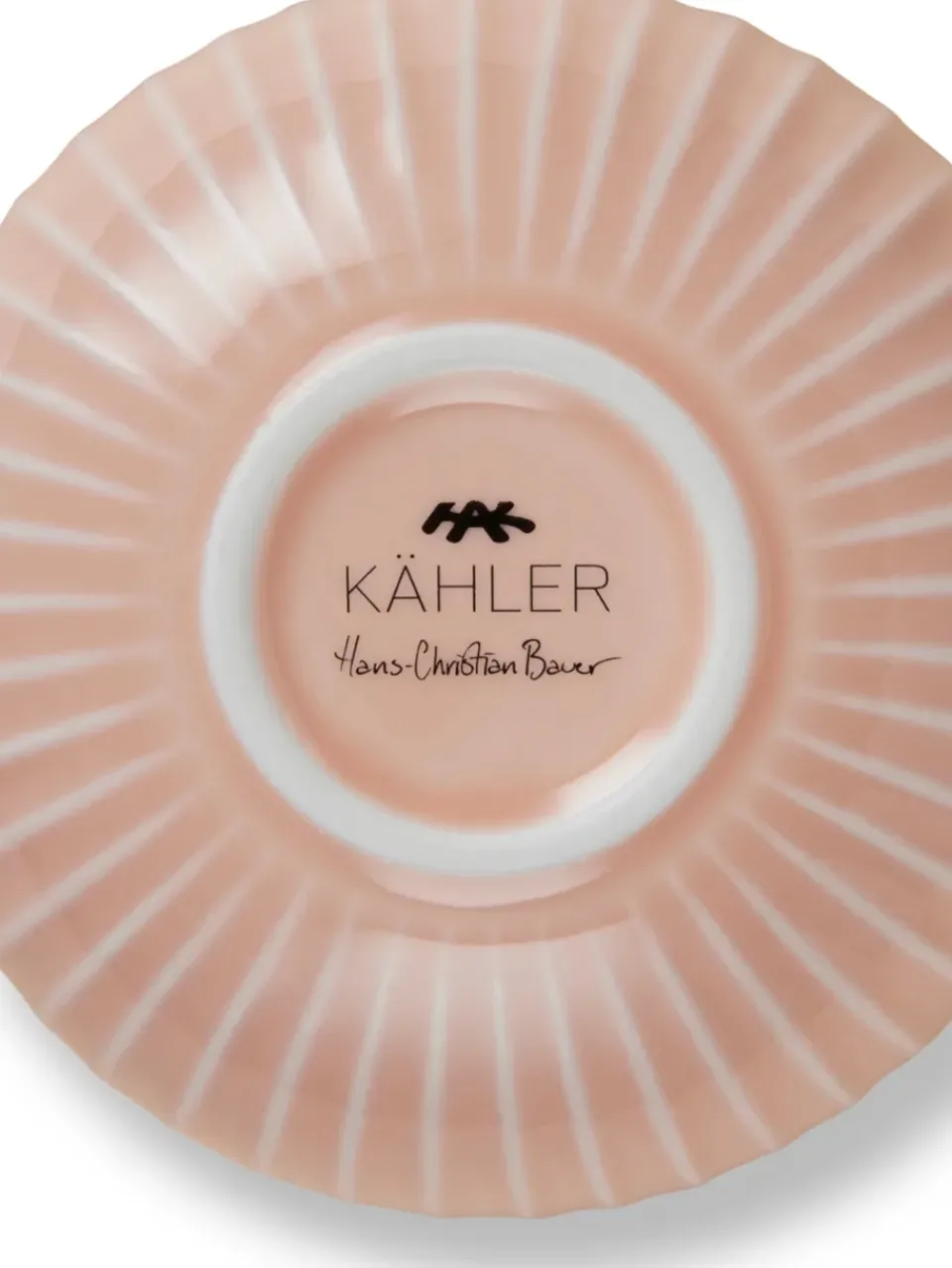 Kähler Hammershøi Bonbon jar Ø12 cm, Nude Pink Hot