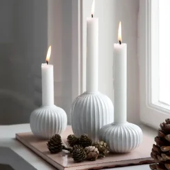 Kähler Hammershøi candleholder large, White New
