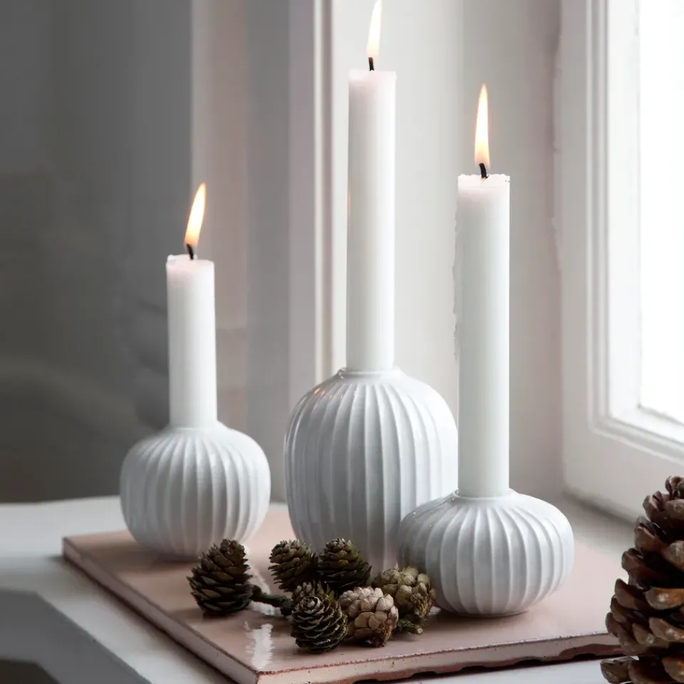 Kähler Hammershøi candleholder large, White New