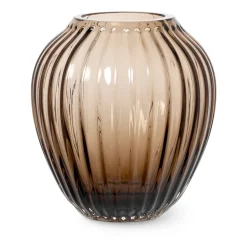 Kähler Hammershøi glass vase 14 cm, Walnut Brown Best