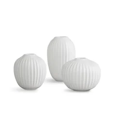 Kähler Hammershøi miniature vase set 3 pieces, White Discount