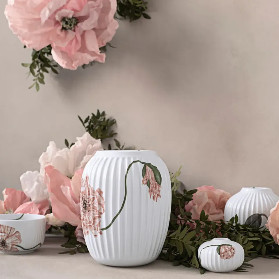 Kähler Hammershøi Poppy candle sticks Ø7.5 cm, White Discount