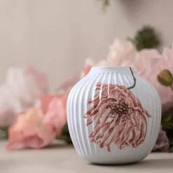 Kähler Hammershøi Poppy vase 13 cm, White Hot