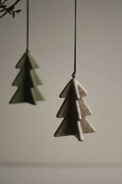 DBKD Hanging winter tree 7 cm, Beige New