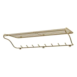 Maze Hat Rack L, brass Gold-coloured Best