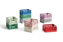 HAY Colour Crate Mini 2-pack 13x17 cm, Light Grey Best