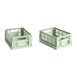 HAY Colour Crate Mini 2-pack 13x17 cm, Mint Green Discount