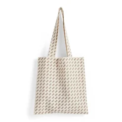 HAY Logo fabric bag, Burgundy WhiteRed Discount