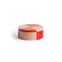 HAY Tin Container, Round red-soft pink RedPink Clearance
