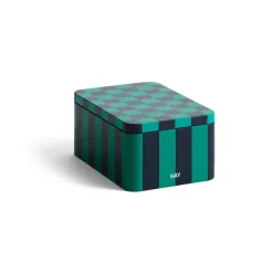 HAY Tin Container small, Green-dark blue GreenBlue Outlet