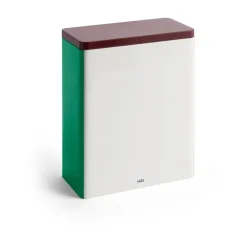 HAY Tin Container x-large, Off white-burgundy-green Multi Hot