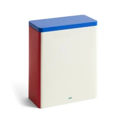 HAY Tin Container x-large, Off white-blue-red WhiteBlueRed New