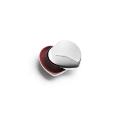 Georg Jensen Heart ask, Stainless steel Silver-coloured