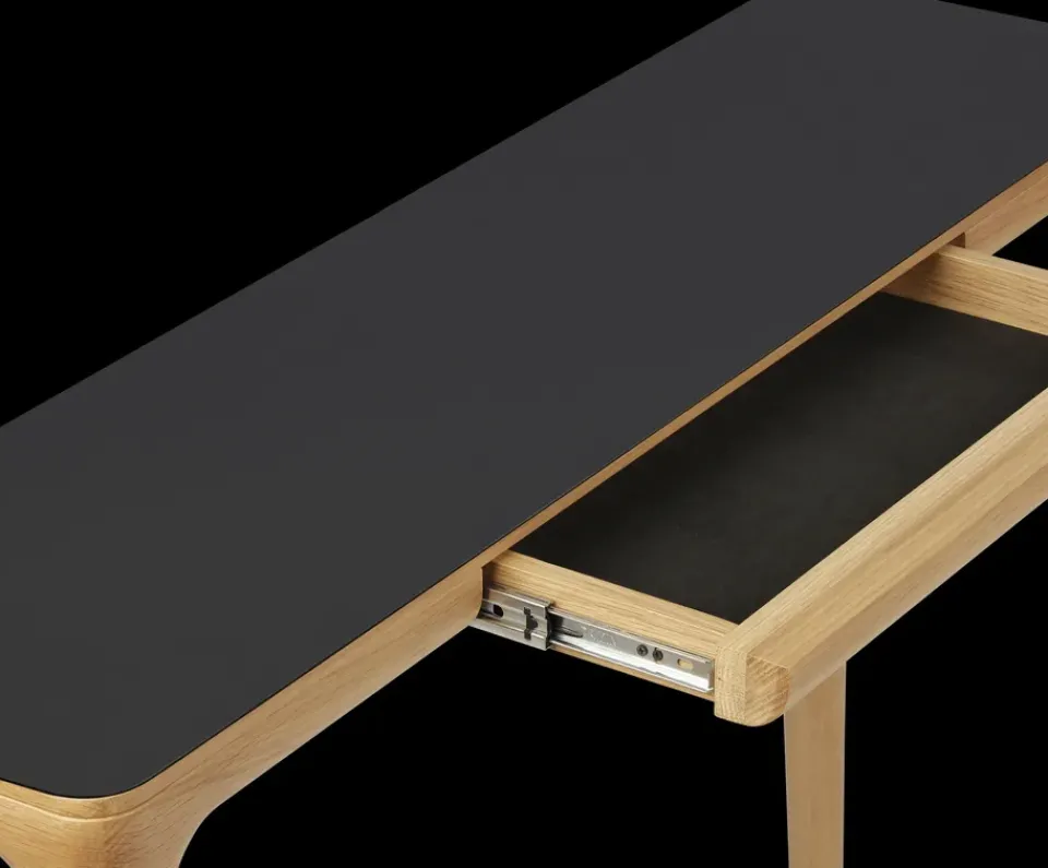 Umage Heart'n'Soul console table 120 cm, Oak-obsidian black BlackBeige Clearance