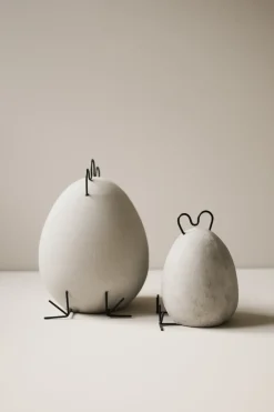 DBKD Heavy Hen easter decoration concrete, small Grey Sale