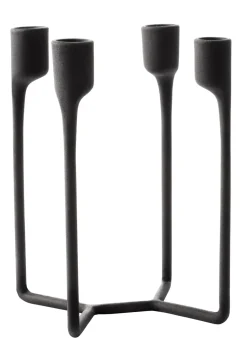 Normann Copenhagen Heima candleholder, Black Discount