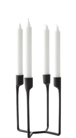 Normann Copenhagen Heima candleholder, Black Discount