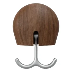 Massproductions Hercule wall hook, Oiled walnut Brown
