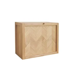 Hübsch Herringbone shoe cabinet, Oak Beige Outlet