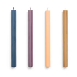 HAY Hexagon Candle light mix 4-pack, Dark Multi Online