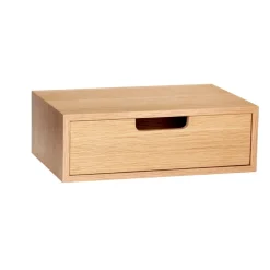 Hübsch Hide storage box, Oak Beige Hot