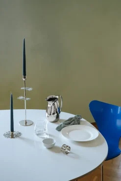 Hilke Collection Hilke X Moomin No.2 candle holder, Nickel-plated brass Silver-coloured Outlet