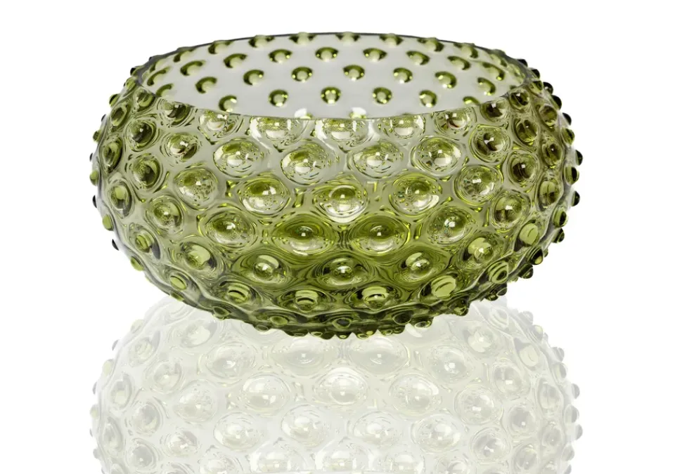 Anna Von Lipa Hobnail Tapas 23 cm, Olive Green Clearance