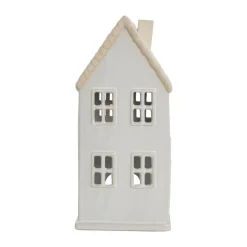 Lene Bjerre Hollia decorative house 29 cm, White Online
