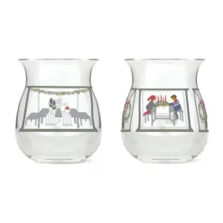 Holmegaard Christmas candle holder 2-pack, 2024 Multi