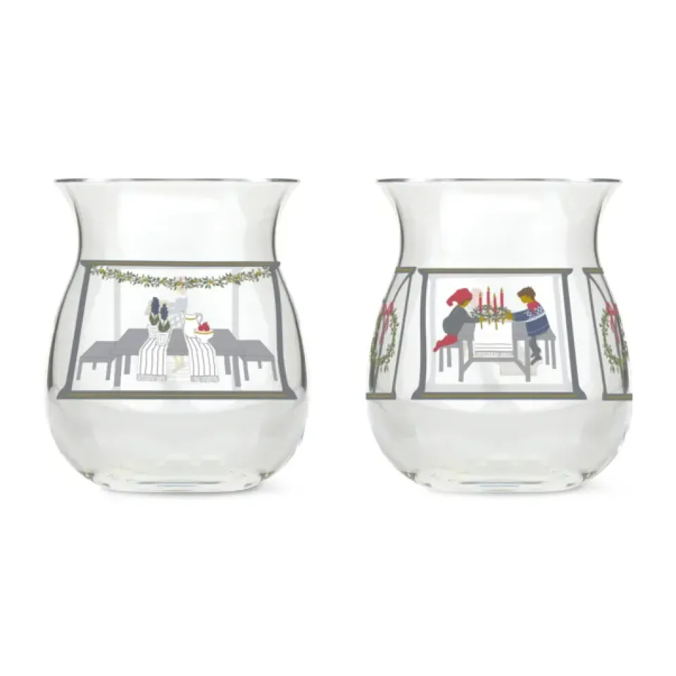 Holmegaard Christmas candle holder 2-pack, 2024 Multi