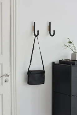 Gejst Hook hook 19 cm, stained oak-brass Black Online