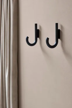 Gejst Hook hook 19 cm, stained oak- Black Outlet