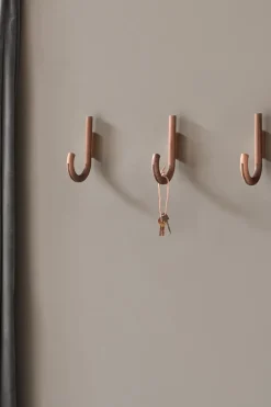 Gejst Hook hook 19 cm, Walnut-brass Brown Sale