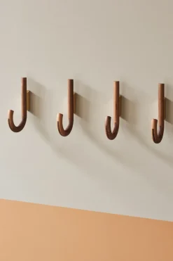 Gejst Hook hook 19 cm, Walnut-brass Brown Sale