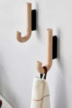 Gejst Hook hook mini 13.3 cm, Oak-black BrownBlack New
