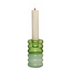Design Letters Hoop candle sticks Ø3.5x9 cm, -milky Green Sale