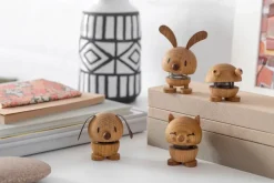 Hoptimist Bunny S figure, Oak Brown