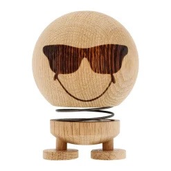Hoptimist Smiley Cool M figure, Raw oak Brown Sale