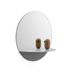 Normann Copenhagen Horizon mirror round, Grey Discount