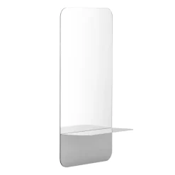 Normann Copenhagen Horizon vertical mirror 40x80 cm, Stainless steel Silver-coloured Discount