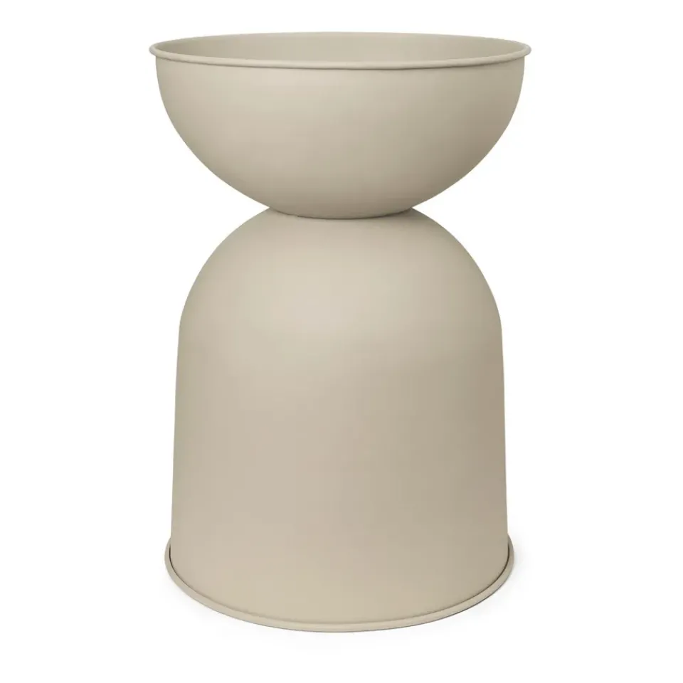 Ferm Living Hourglass flower pot small Ø30 cm, Cashmere Beige Outlet